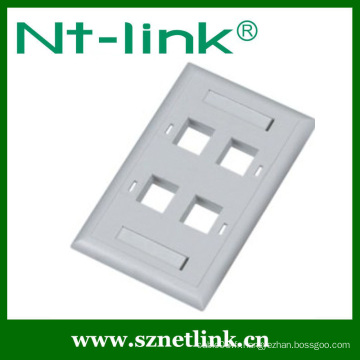 Plaque frontale rj45 de style 120 style 4